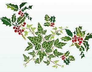 british holly ivy christmas decorations.